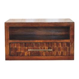 Artisan Furniture - Cadiz Textured Bedside Table - Brown