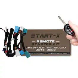 Start-X - Remote Start System for Select 2014-2023 Chevrolet Silverado and GMC Sierra Trucks - Black