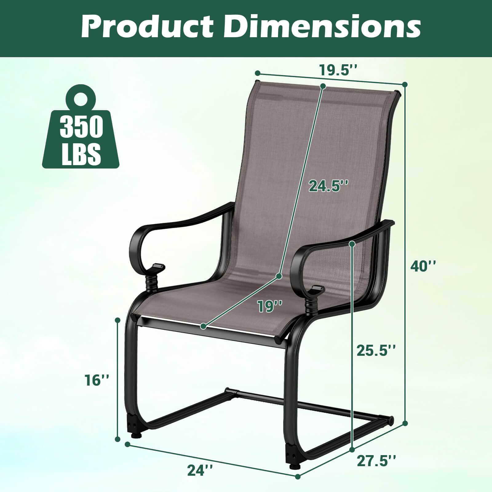 Product Dimensions
19.5"
350 LBS
24.5"
40"
19"
25.5"
16"
24"
27.5"