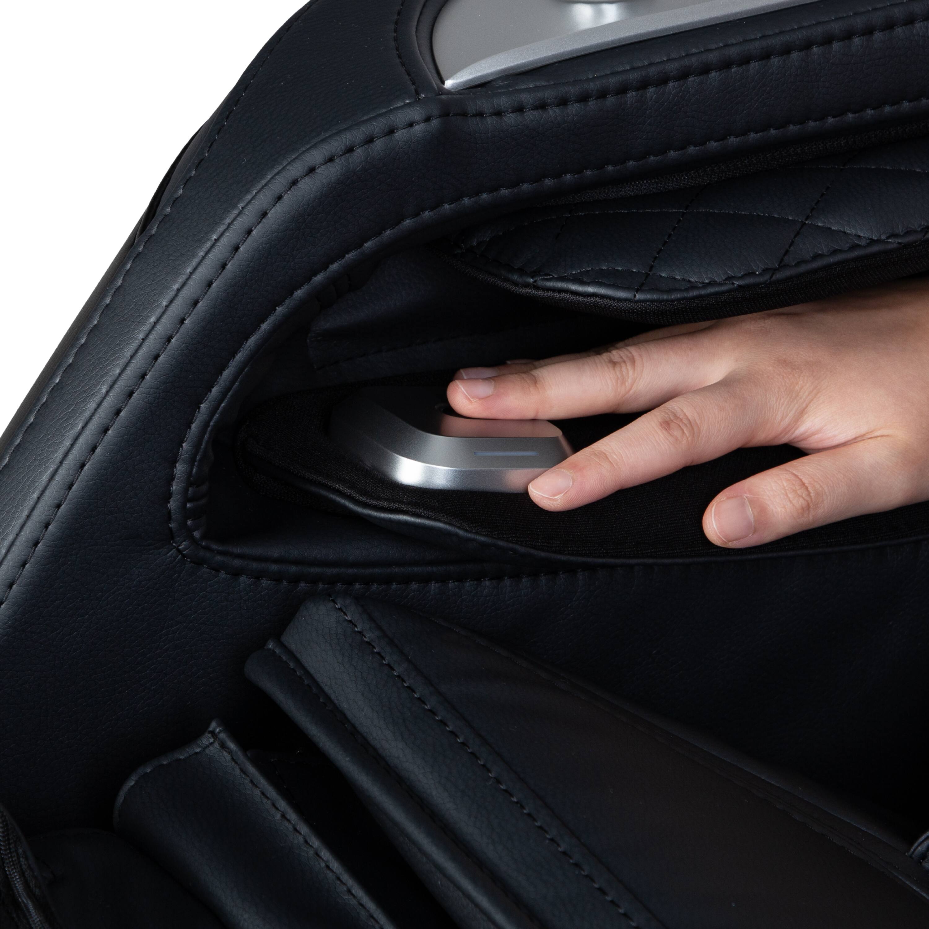 Alt View 4. Osaki - 4D Aeris Duo Mech AI Massage Chair with Advanced Dual Massage, Ankle Stretch, Air Cooling Tech - Black - Black.