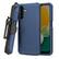 Front. Mybat Pro - MyBat Pro Maverick Series Case with Holster for Samsung Galaxy A13 5G - Blue - Blue.