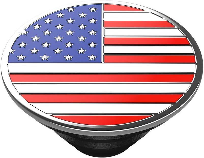Left. PopSockets - PopGrip Enamel Old Glory - Old Glory.