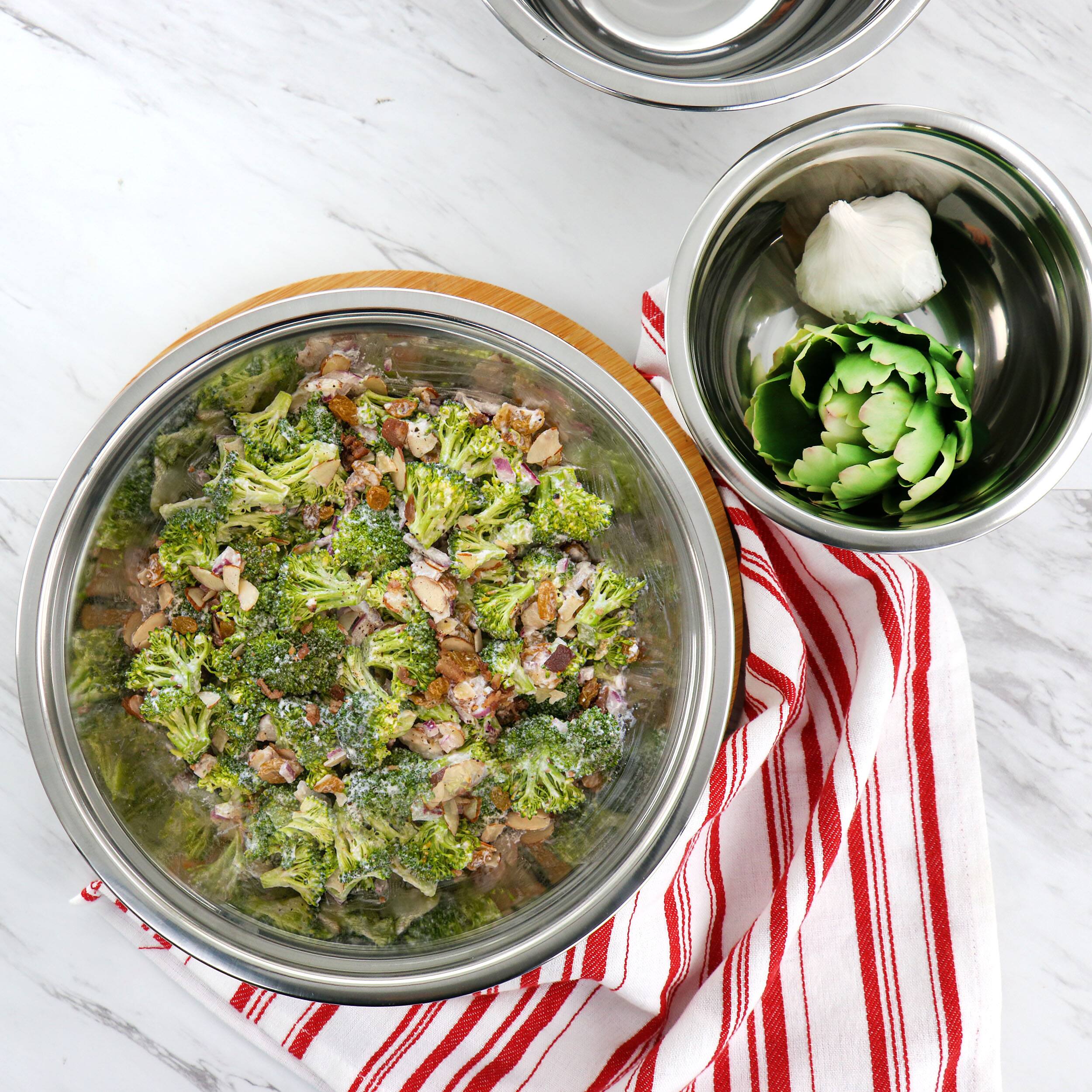 Alt View 5. Oster - Oster Rosamond 3 Piece Stainless Steel Mixing Bowl Set in Silver - Silver.