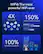WiFi6: The Most Powerful WiFi Ever
* 4X more capacity
* 150% increase in data throughput
* 2974Mbps max - AC1200
* 1167Mbps max - AC1200
* 100% backwards compatibility
* 8K streaming
* 6 GHz
* 5 GHz
* 4 GHz