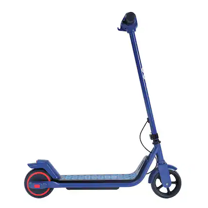 Front. GoPowerBike - GoPowerBike GoGlide E-Scooter with 10 MPH Max Speed & 130W Motor - Blue.