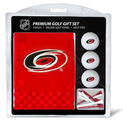 NHL PREMIUM GOLF GIFT SET
3 BALLS • DELUXE GOLF TOWEL • GOLF TEES