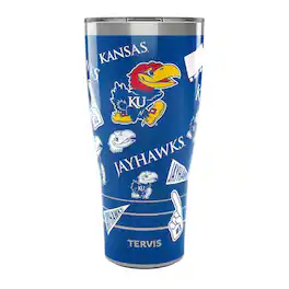 Tervis - Kansas Jayhawks 30oz. Swag Tumbler With Slider Lid - Multicolor