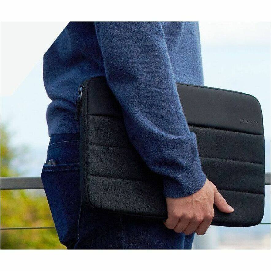 Alt View 3. Kensington - Kensington Carrying Case (Sleeve) for 15.6" to 16" Notebook - Black - Scratch Resistant, Bump Resistant, Drop Resistant - Black.