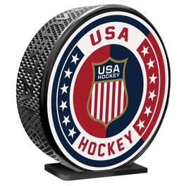 Mustang Drinkware - USA Hockey 2026 Winter Olympics Stars Mega Puck - Multicolor
