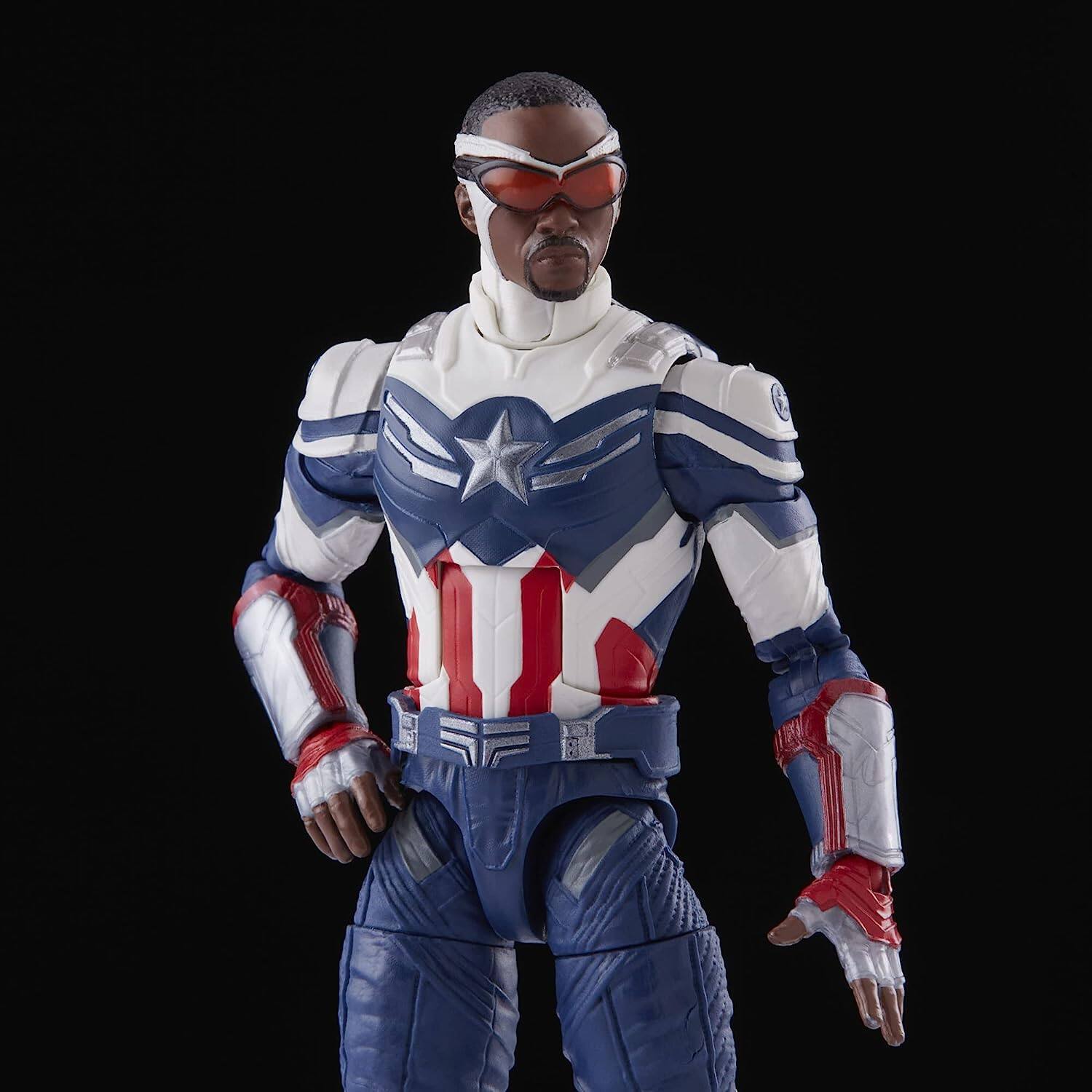 Alt View 3. Hasbro - Marvel Legends Series: Captain America 2-Pack Steve Rogers Sam Wilson MCU 6-Inch Figures.