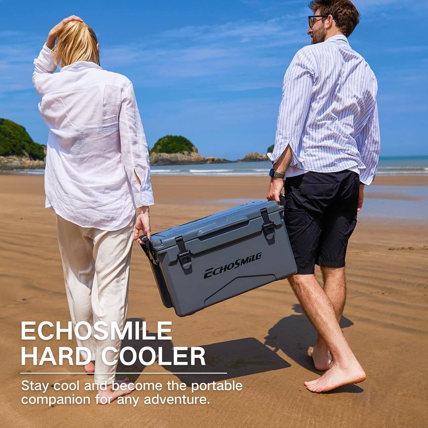 ECHOSMILE HARD COOLER
Stay cool and become the portable companion for any adventure.