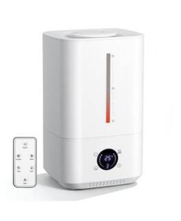 Sugift - Humidifier 6L Cool And Warm Mist Top-Fill For Bedroom And Large Room - White