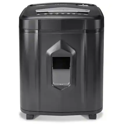 Front. Aurora - Aurora AU1235MA Professional Grade 12-Sheet High Security Micro-Cut Paper Shredder/ 20 Minutes Run/Security Level P-5 - Black.