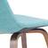 Alt View 12. Simpli Home - Randolph Bentwood Counter Height Stool (Set of 2) - Aqua Blue.