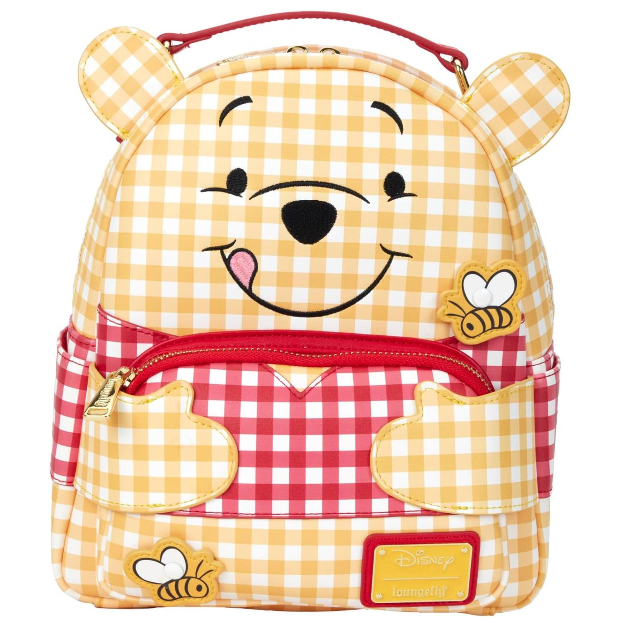 LoungeFly - DisneyWinnie The Pooh Gingham Mini Backpack - Multicolored