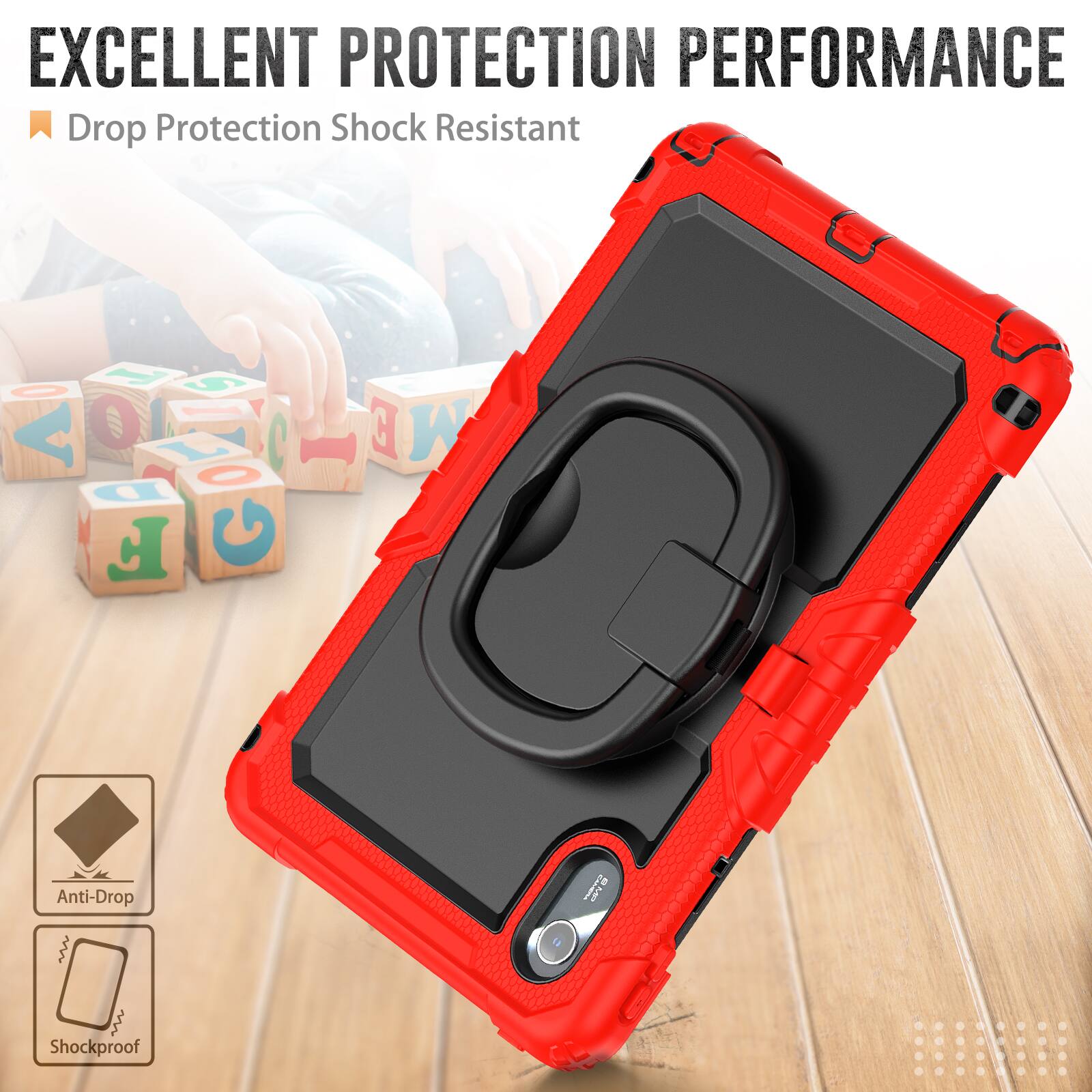 EXCELLENT PROTECTION PERFORMANCE  
Drop Protection Shock Resistant  

Anti-Drop  
Shockproof