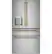 Alt View 36. Café - 27.6 Cu. Ft. 4-Door French Door Smart Refrigerator, Customizable - Brushed Stainless.