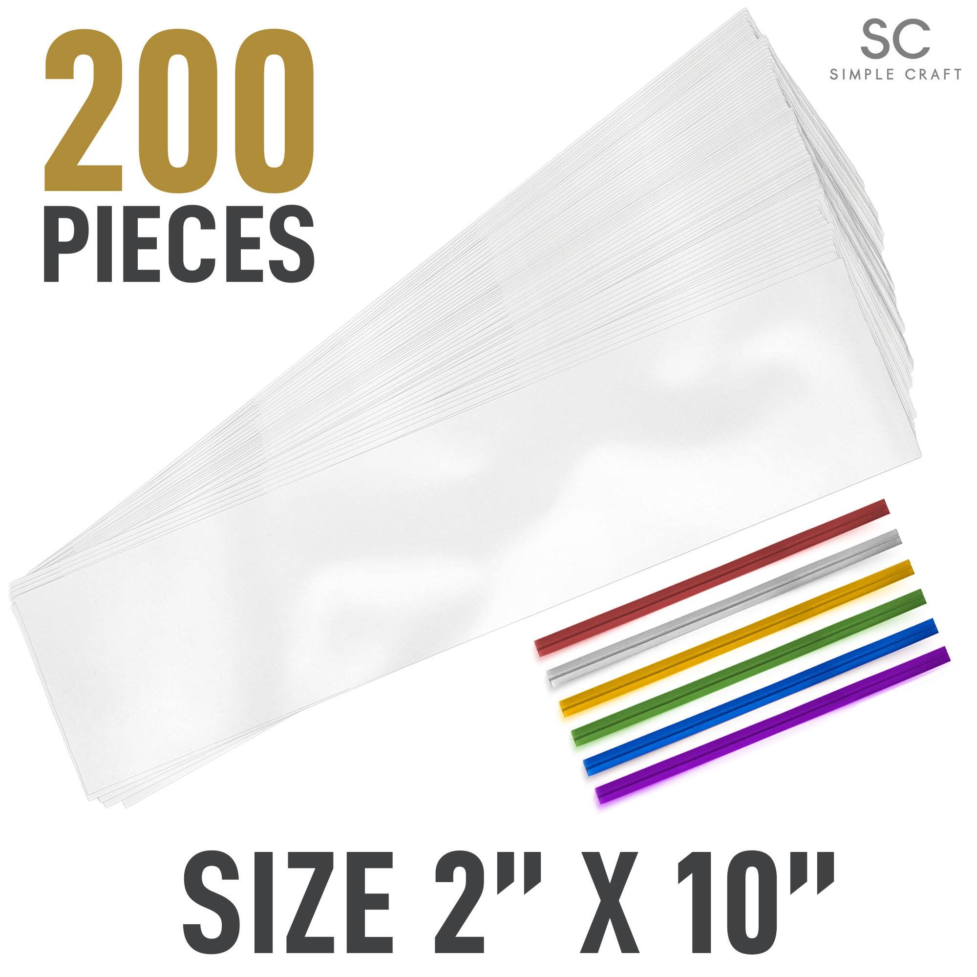 200 PIECES  
SC SIMPLE CRAFT  
SIZE 2" X 10"