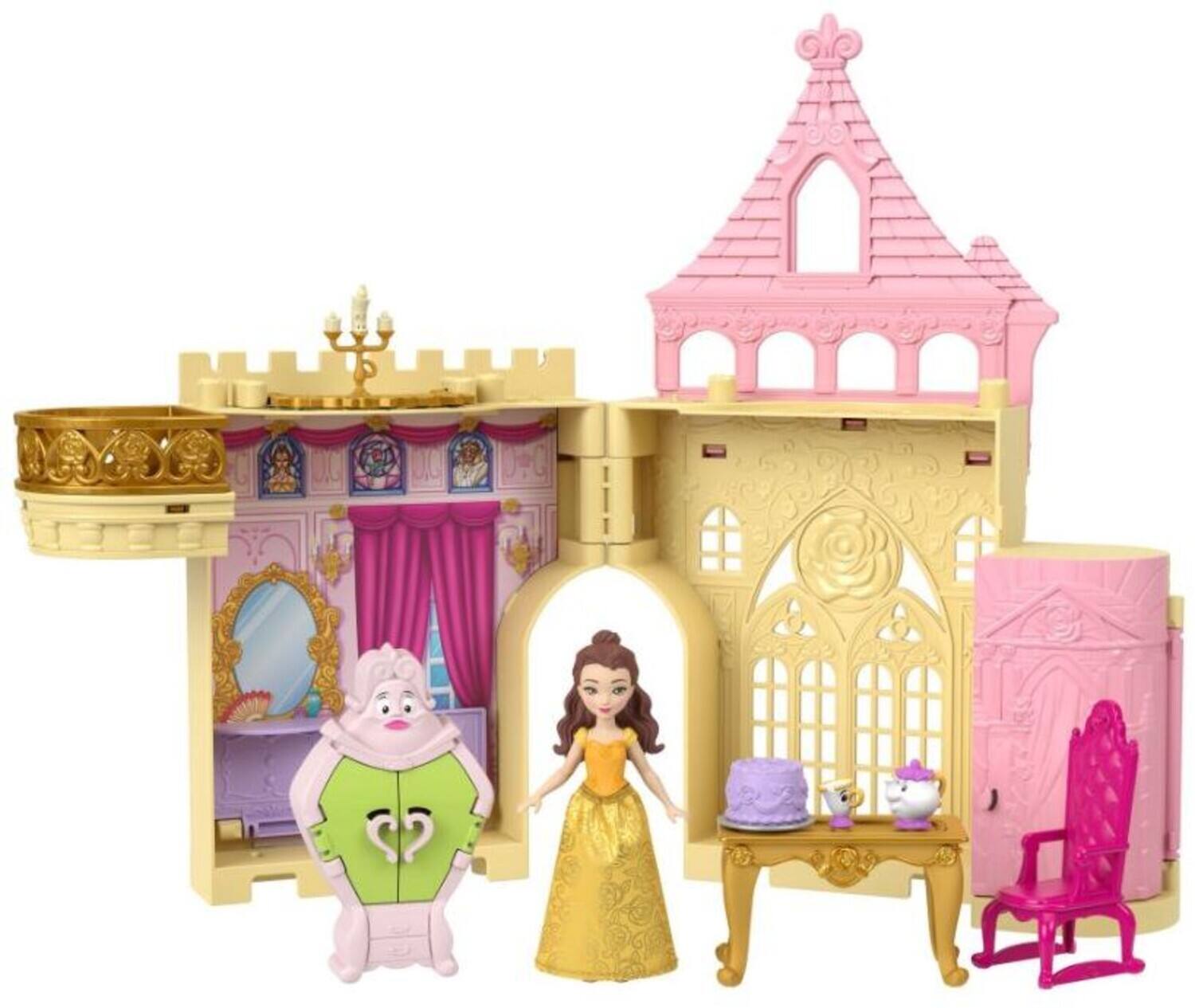 Alt View 1. Mattel - Mattel - Disney Princess Belle's Magical Surprises Playset   - Collectibles - Multicolor.