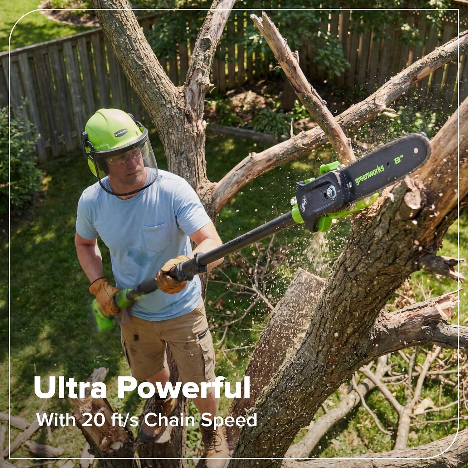 Ultra Powerful With 20 ft/s Chain Speed