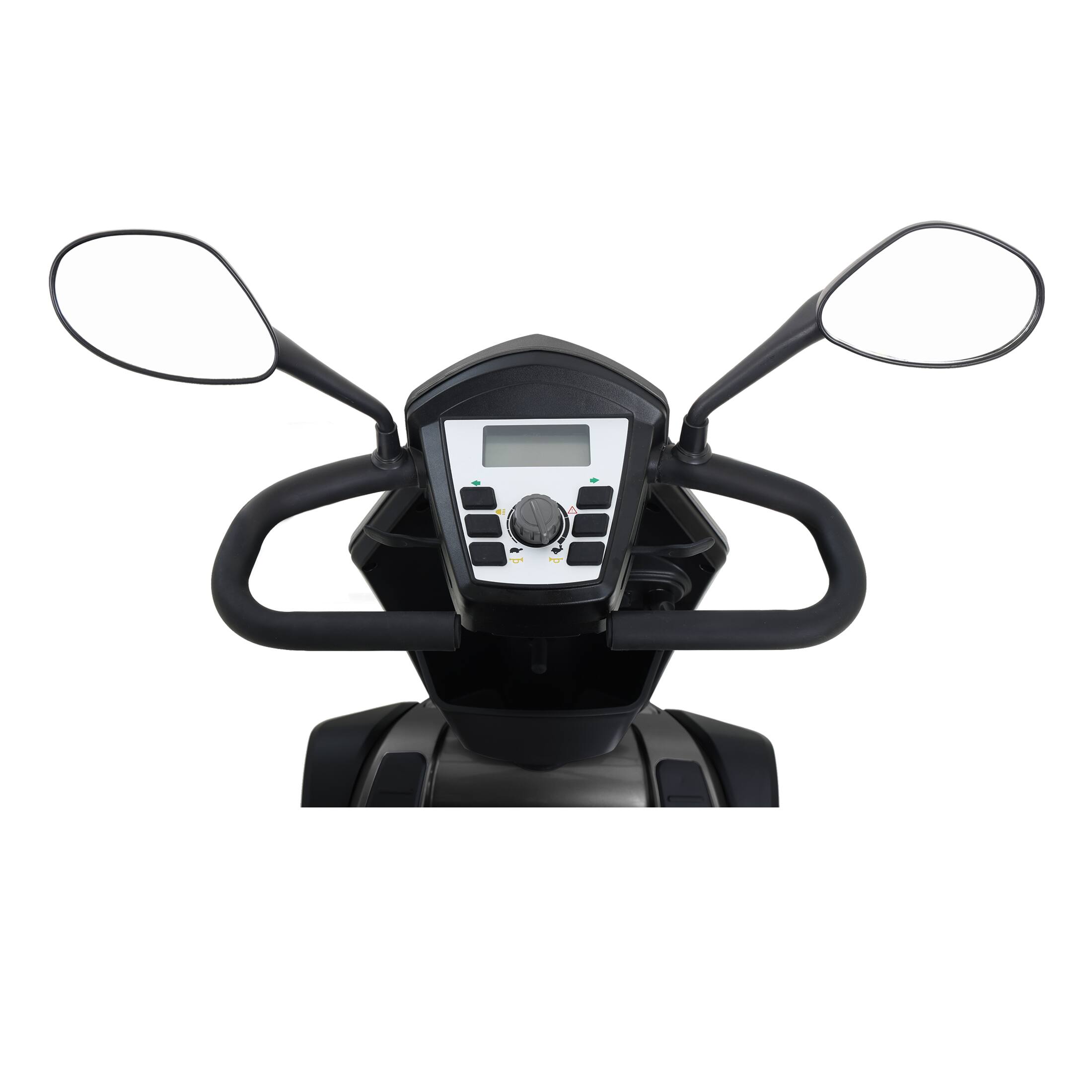 Alt View 3. Loheer - Loheer S500 Heavy Duty Mobility Scooter Black Four Wheel Handicap Scooter for Seniors - Black.