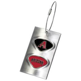 Jardine - Arizona Diamondbacks 3.5'' x 2'' Bag Tag - Silver