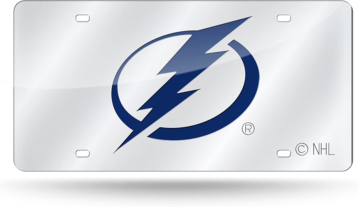 Rico Industries - Tampa Bay Lightning Acrylic License Plate Laser Tag - Multi
