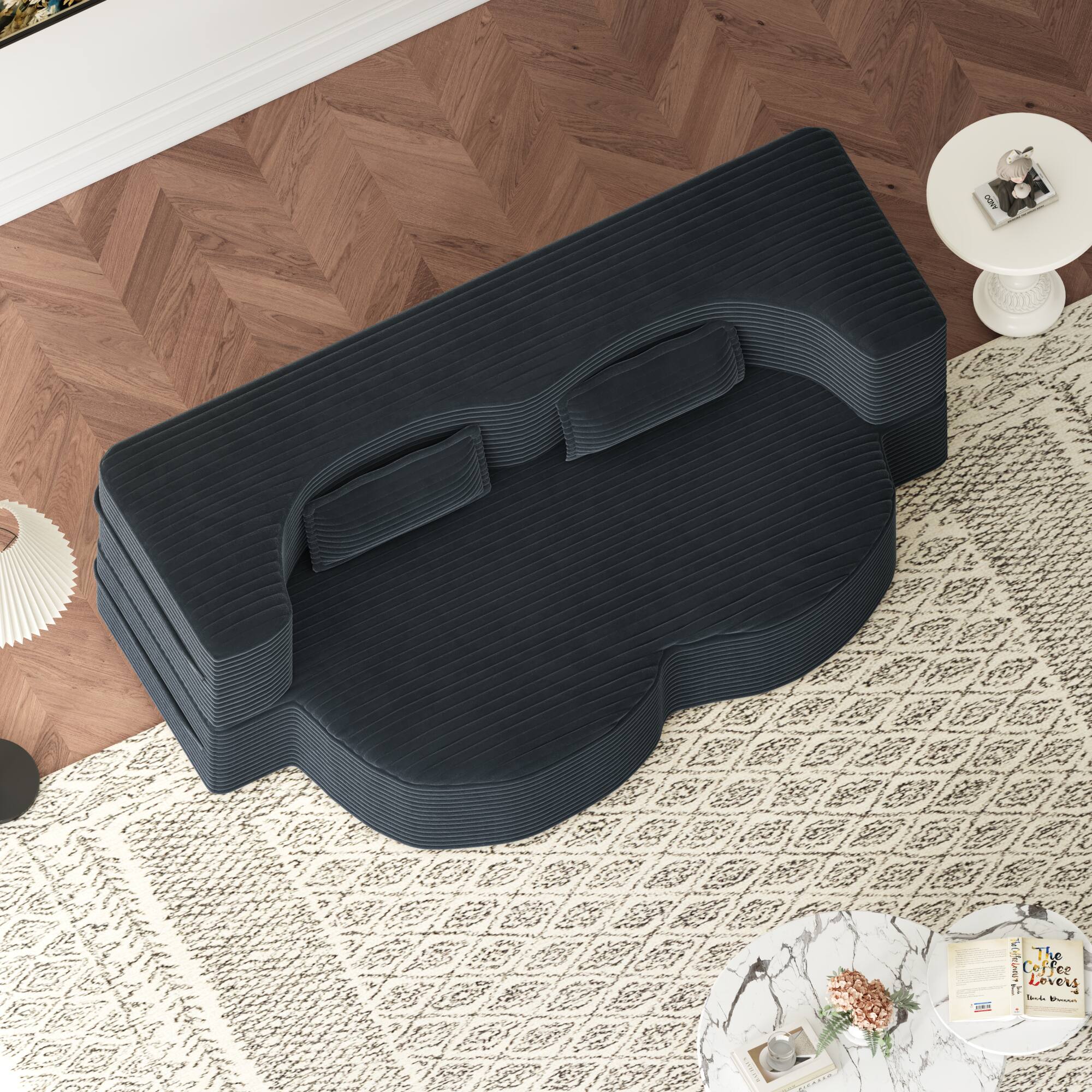 The text in the image reads:

"The Coffee Lover's Bible"  
by  
The Coffee Lover's Bible