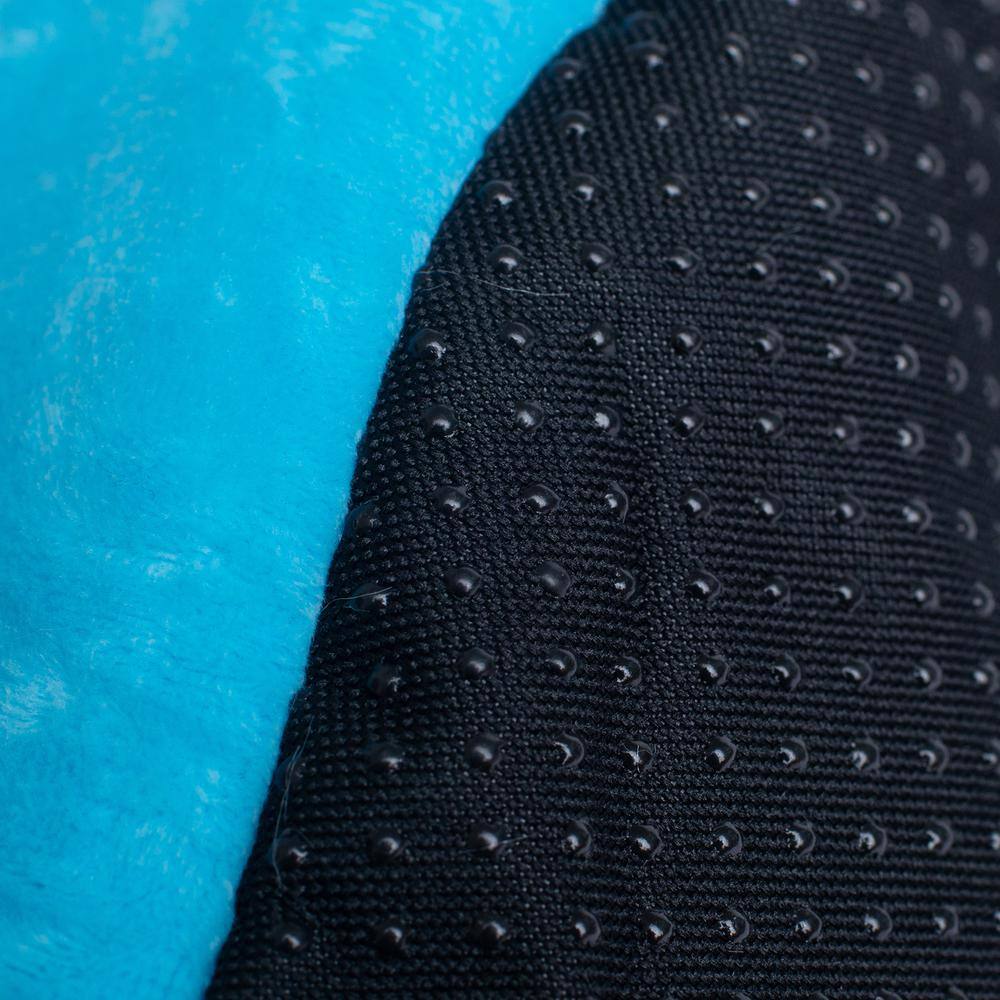 Angle. Armarkat - Cat Bed Sky Blue and Ivory - Blue.
