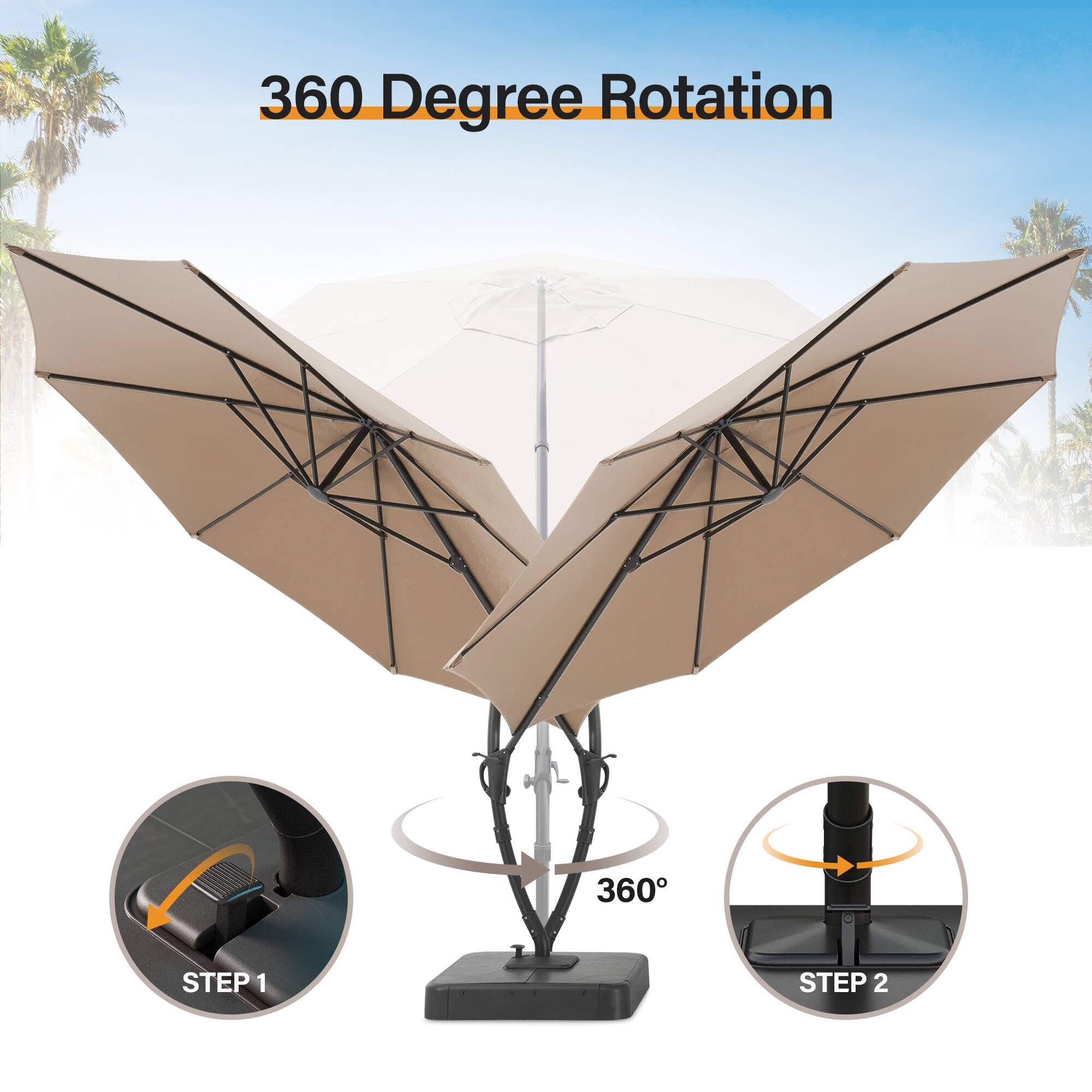 360 Degree Rotation

STEP 1

STEP 2