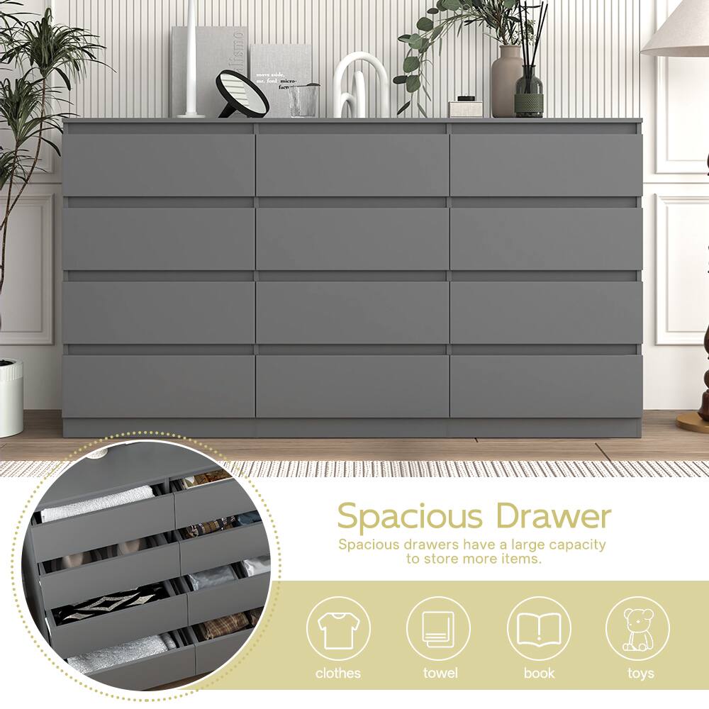 Spacious Drawer

Spacious drawers have a large capacity to store more items.

- clothes
- towel
- book
- toys