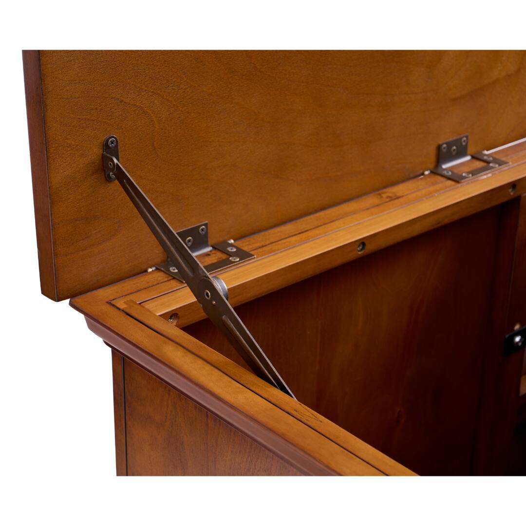 Alt View 7. Touchstone Home Products - The Elevate by Touchstone - Smart Motorized TV Lift Cabinet for Flat Screen TVs up to 50 Inches - Honey Oak.