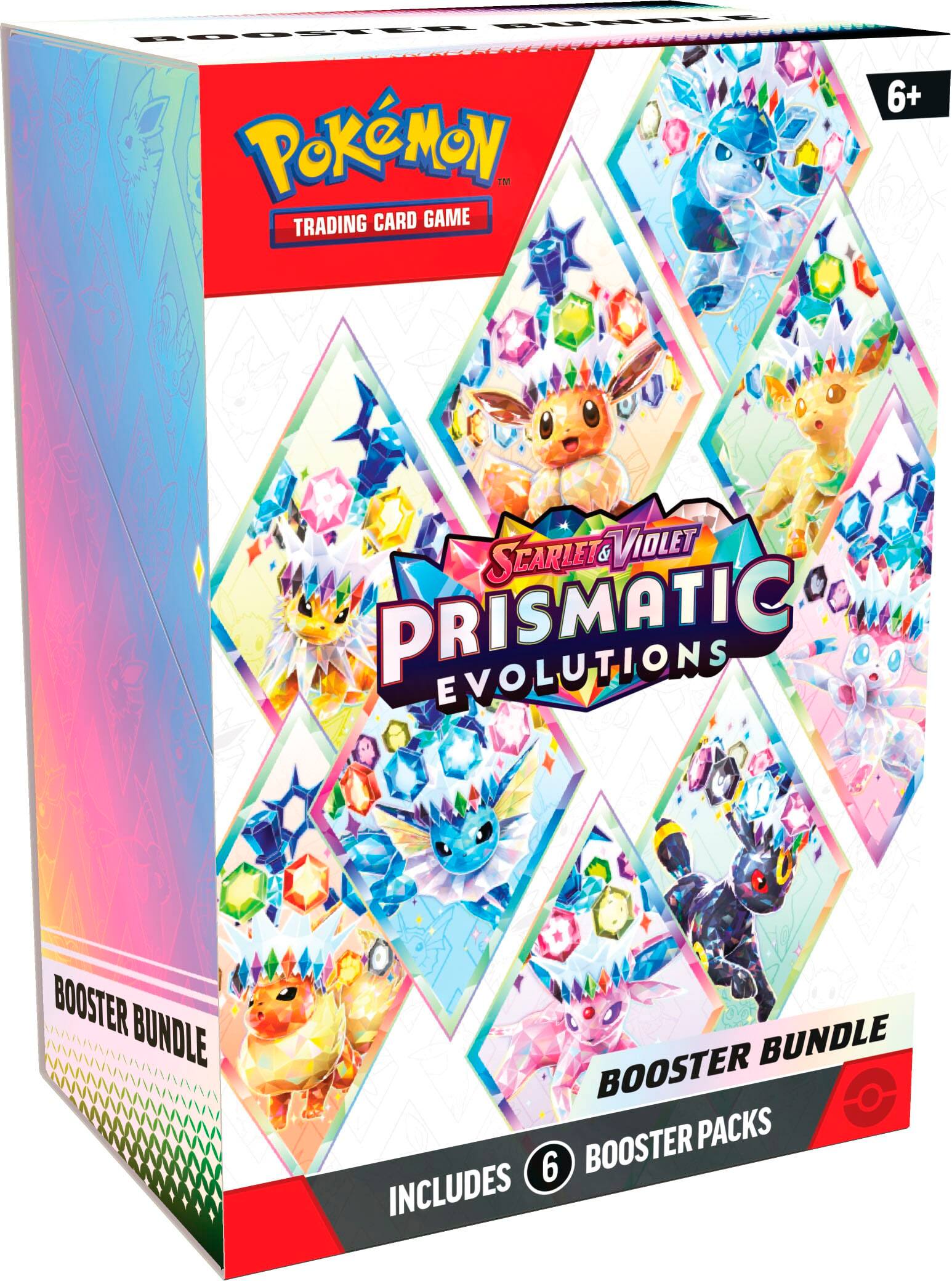 Pokemon TCG Prismatic Evolutions Booster Bundle: 6 Booster Packs