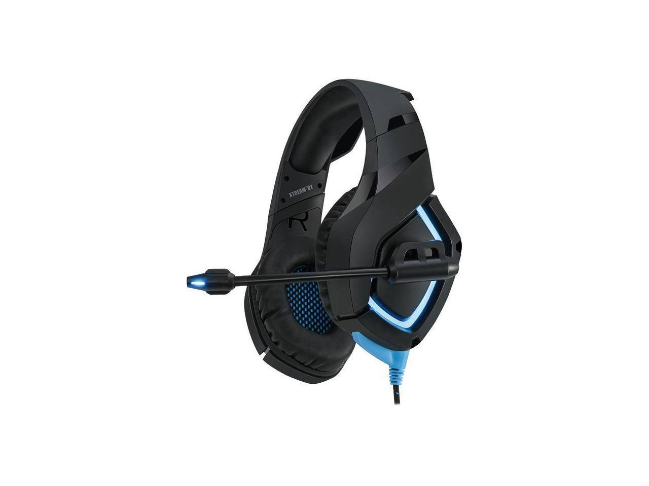 Alt View 5. Adesso - Adesso XTREAMG1 Comfortable Fit & Wear Built-In Noise Cancelling Stereo Gaming Headset with Microphone.