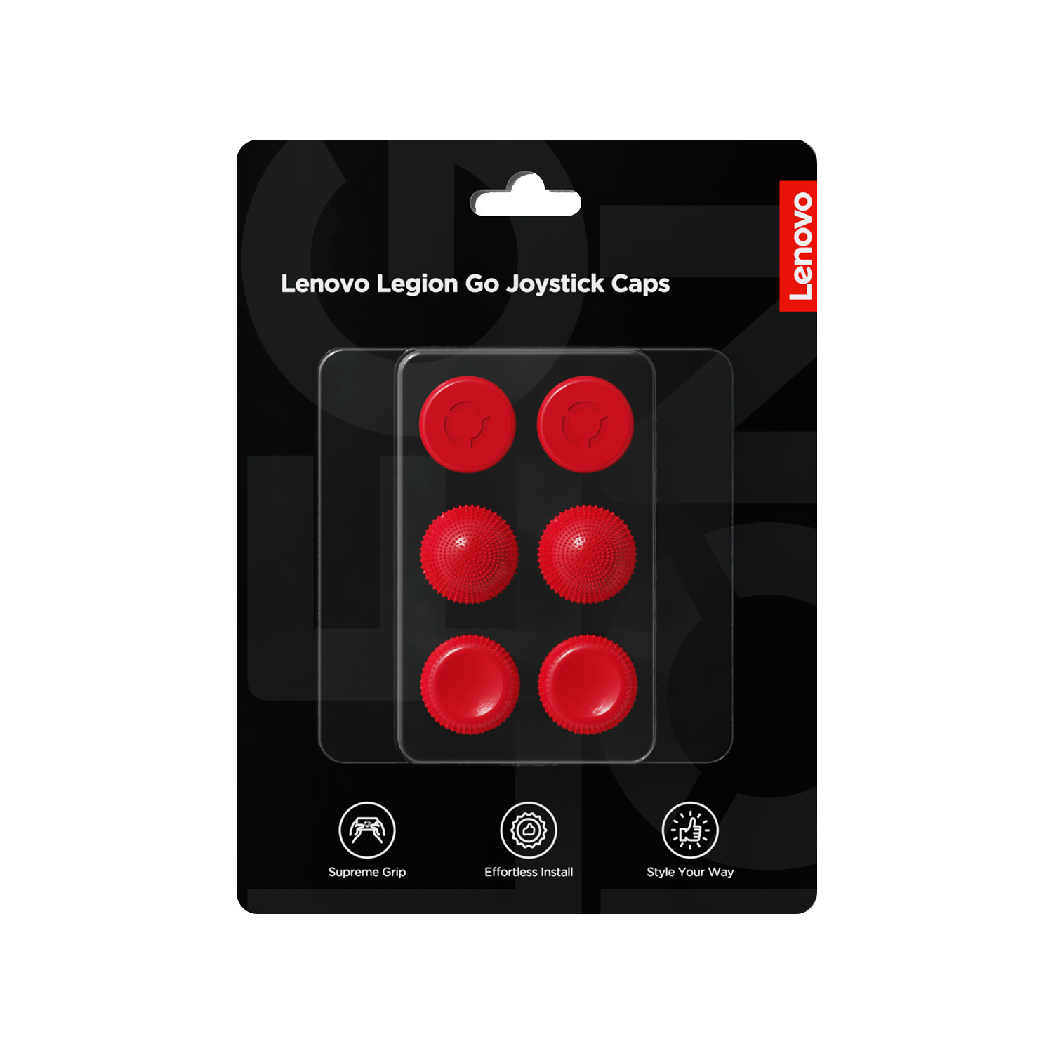 Legion Go Joystick Caps - Lenovo Red