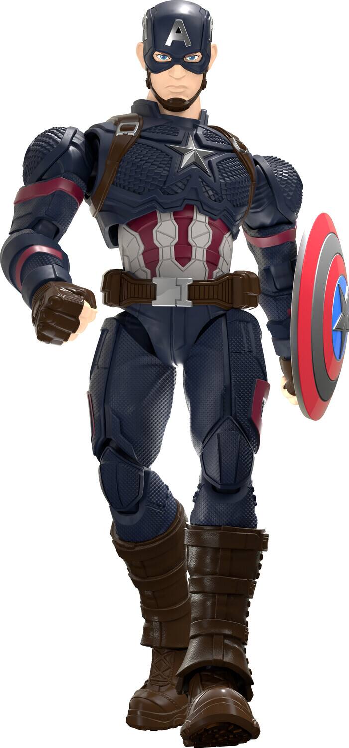 Alt View 4. PopMarket - Blokees - Marvel Infinity Saga - Champion Class - 03: Captain America Model Kit   - COLLECTIBLES - Multicolor.