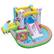 Angle. Costway - Inflatable Bounce House with Slide Jumping Area Obstacle Ball Pit without Blower - Multicolor.