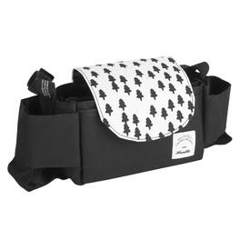 Kitcheniva - Adjustable Stroller Organizer Bag - Black