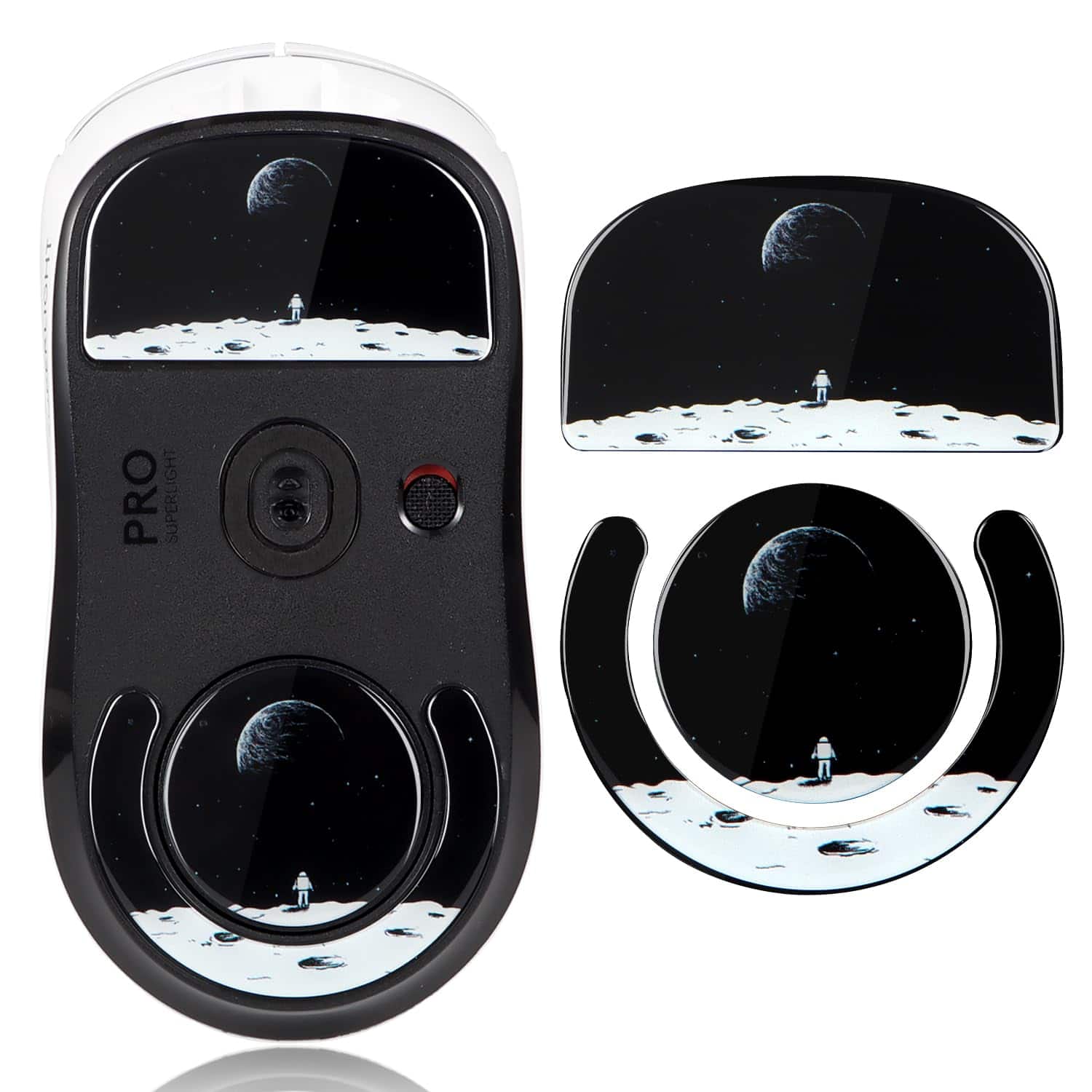 Cedar Assembly - Glass Mouse Skates For G Pro X Superlight Feet Pads Smooth Durable Game Accessories Gpw 2globe - Wireless - Earth Pattern-G305/304