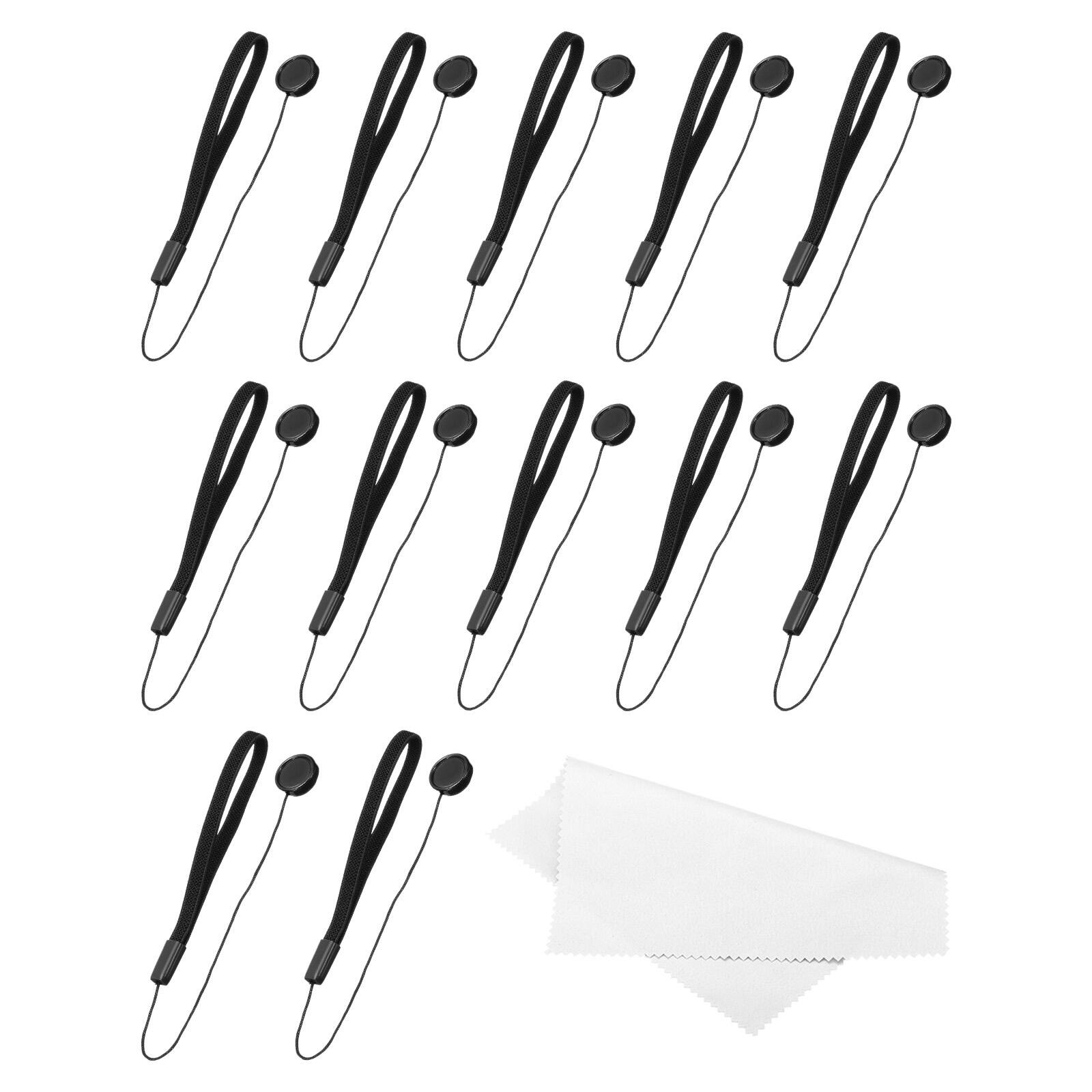Front. Unique Bargains - 12pcs Elastic Lens Cap Keeper, ClothTether, Prevents Cap Loss for DSLR/SLR/ML Lenses, Nikon/Fujifilm/Pentax/Leica - Black, White.
