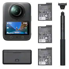 DJI - Osmo 360 Adventure Combo - Black