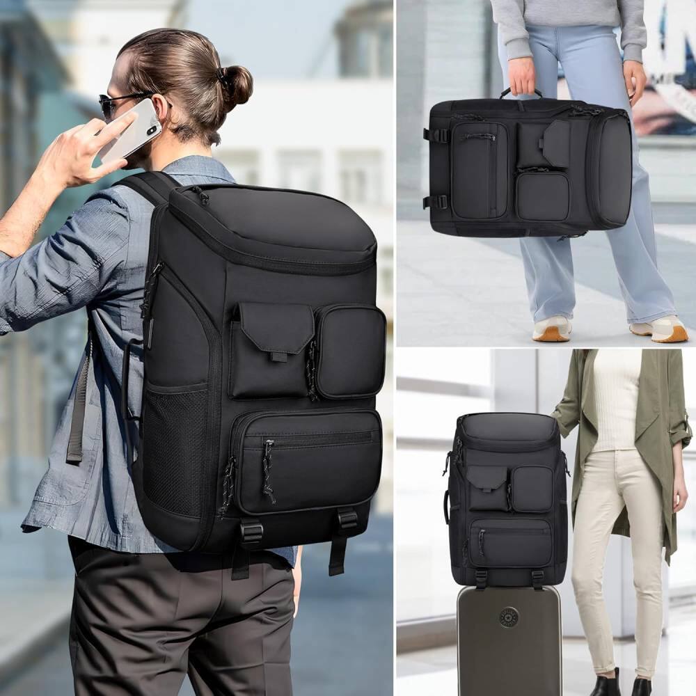 Alt View 2. Circus Cirle - Circus Cirle Unisex Travel Laptop Gym Backpack - Black.