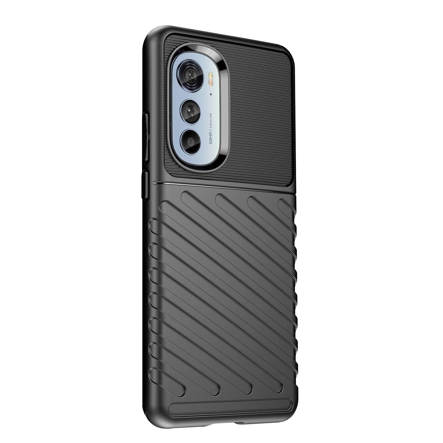 Alt View 11. SaharaCase - Black Series Case for Motorola Edge (2022) - Black.