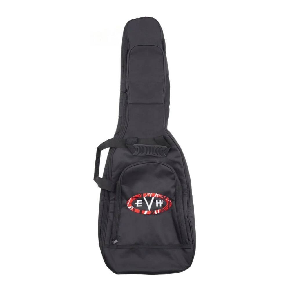 Front. EVH - EVH Wolfgang Striped Series Gig Bag for Electric Guitars (Black, 20 mm).