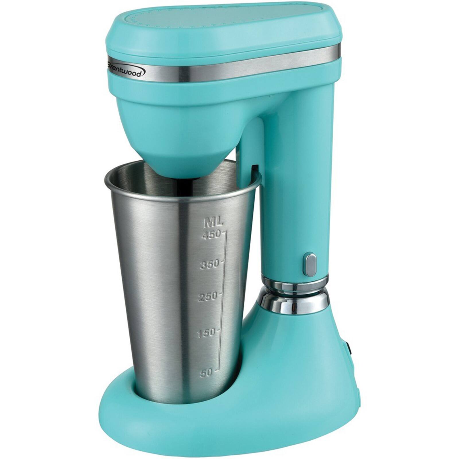 Brentwood - 15oz Classic Milkshake Maker, Turquoise - Blue