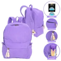 Fashion Angels - Style.Lab by Fashion Angels: Billie Periwinkle Corduroy Backpack - Angle_Zoom