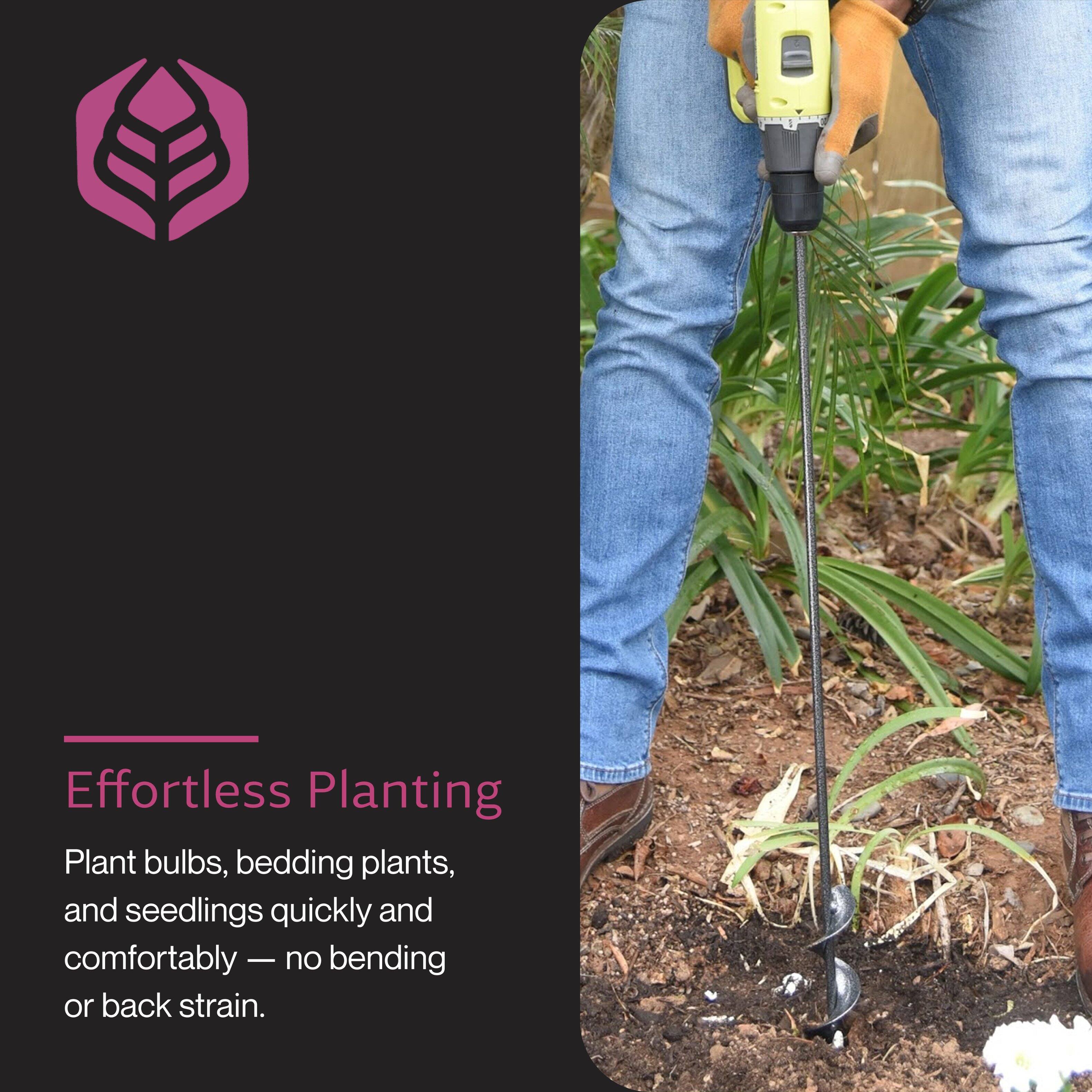 Effortless Planting

Plant bulbs, bedding plants, and seedlings quickly and comfortably — no bending or back strain.