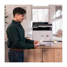 Front. Brother - Brother MFC-L8730CDW Business Color Laser All-in-One Printer with Scan and Copy.