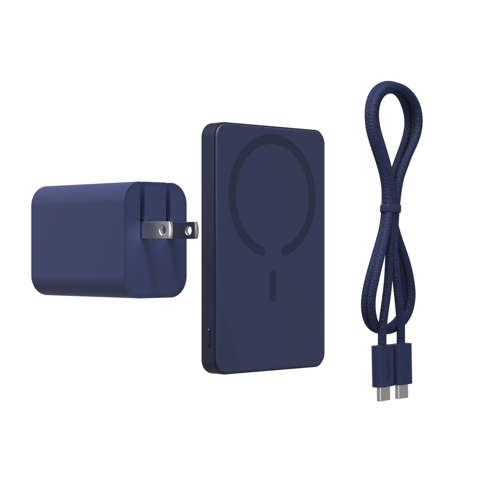 Alt View 4. mophie - Mobile Power Bundle (3pc) - Deep Blue.