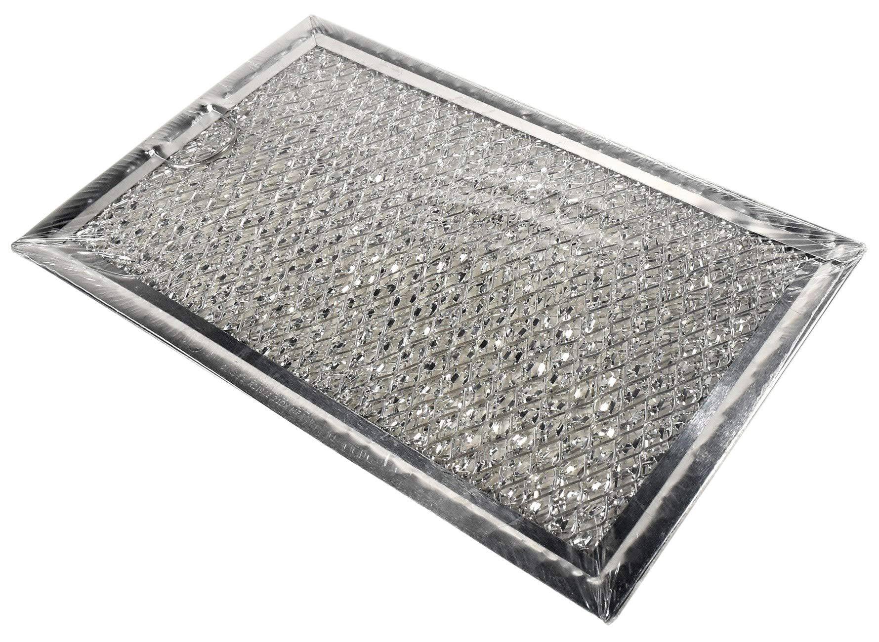 Alt View 5. HQRP - Oven Hood Aluminum Mesh Grease Filter Replacement for GE WB06X10654 Microwave Vent 5 x 7-5/8 in.